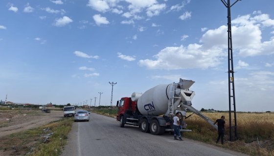 BETON EKİBİMİZ İŞ BAŞINDA